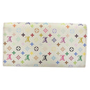LOUIS VUITTON Multicolor Portefeuille Sarah Long Wallet M93745 LV Auth 197552-2