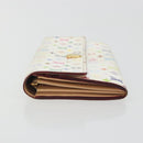 LOUIS VUITTON Multicolor Portefeuille Sarah Long Wallet M93745 LV Auth 197552-4