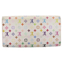 LOUIS VUITTON Multicolor Portefeuille Sarah Long Wallet M93745 LV Auth 197553-2