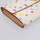 LOUIS VUITTON Multicolor Portefeuille Sarah Long Wallet M93745 LV Auth 197553-14