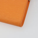 LOUIS VUITTON Epi Pochette Accessoires Orange Mandarin M5294H LV Auth 197554A-15