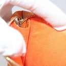 LOUIS VUITTON Epi Pochette Accessoires Orange Mandarin M5294H LV Auth 197554A-12