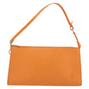 LOUIS VUITTON Epi Pochette Accessoires Orange Mandarin M5294H LV Auth 197554A-13