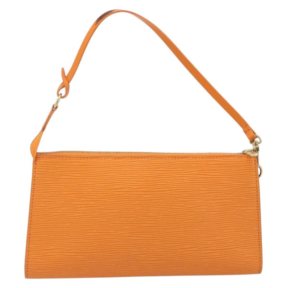LOUIS VUITTON Epi Pochette Accessoires Orange Mandarin M5294H LV Auth 197554A