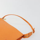 LOUIS VUITTON Epi Pochette Accessoires Orange Mandarin M5294H LV Auth 197554A-7
