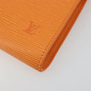 LOUIS VUITTON Epi Pochette Accessoires Orange Mandarin M5294H LV Auth 197554A-8