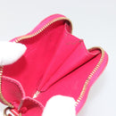 LOUIS VUITTON Monogram Vernis Porte Monnaie Coeur Rose Pop M93657 LV Auth 197555-16