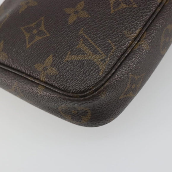 LOUIS VUITTON Monogram Pochette Accessoires Pouch M51980 LV Auth 197556
