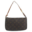 LOUIS VUITTON Monogram Pochette Accessoires Pouch M51980 LV Auth 197556-13