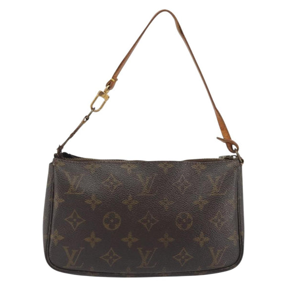 LOUIS VUITTON Monogram Pochette Accessoires Pouch M51980 LV Auth 197556