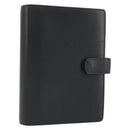 LOUIS VUITTON Nomad Agenda MM Day Planner Cover Black R20478 LV Auth 197557A-1
