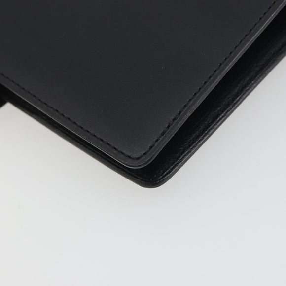 LOUIS VUITTON Nomad Agenda MM Day Planner Cover Black R20478 LV Auth 197557A