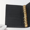 LOUIS VUITTON Nomad Agenda MM Day Planner Cover Black R20478 LV Auth 197557A-19