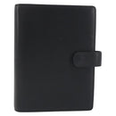 LOUIS VUITTON Nomad Agenda MM Day Planner Cover Black R20478 LV Auth 197557A-13