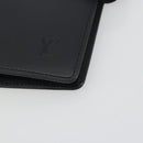LOUIS VUITTON Nomad Agenda MM Day Planner Cover Black R20478 LV Auth 197557A-14