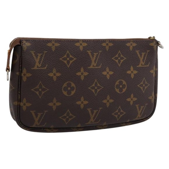 LOUIS VUITTON Monogram Pochette Accessoires Pouch M51980 LV Auth 197558