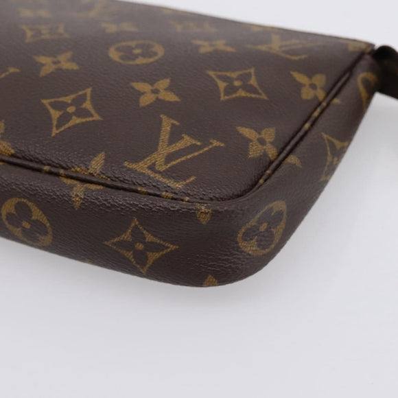 LOUIS VUITTON Monogram Pochette Accessoires Pouch M51980 LV Auth 197558