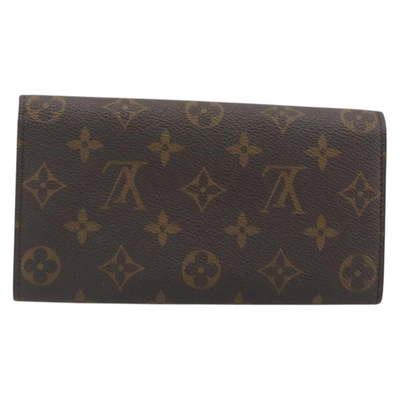 LOUIS VUITTON Monogram Portefeuille Sarah Long Wallet M61734 LV Auth 197559