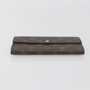 LOUIS VUITTON Monogram Portefeuille Sarah Long Wallet M61734 LV Auth 197559-6