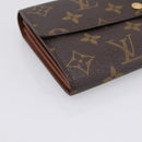 LOUIS VUITTON Monogram Portefeuille Sarah Long Wallet M61734 LV Auth 197560-14
