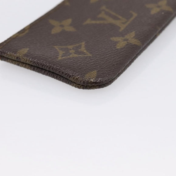 LOUIS VUITTON Monogram Pochette Cles Coin Purse M60033 LV Auth 197562