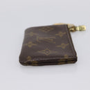 LOUIS VUITTON Monogram Pochette Cles Coin Purse M60033 LV Auth 197563-4