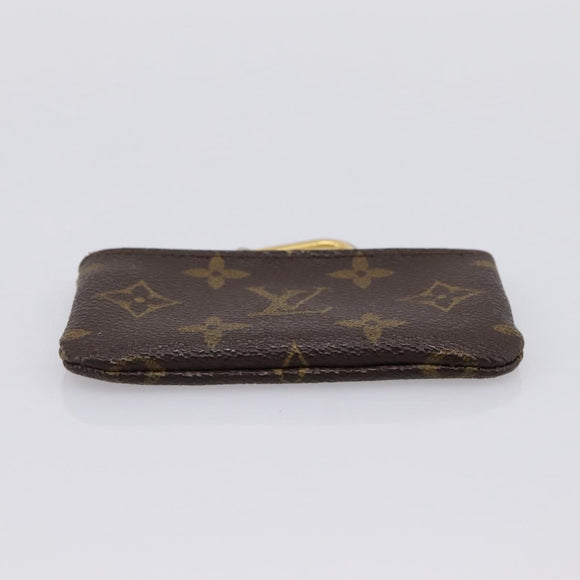 LOUIS VUITTON Monogram Pochette Cles Coin Purse M60033 LV Auth 197563