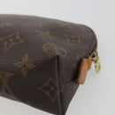 LOUIS VUITTON Monogram Pochette Cosmetic PM Pouch M43998 LV Auth 197565-15