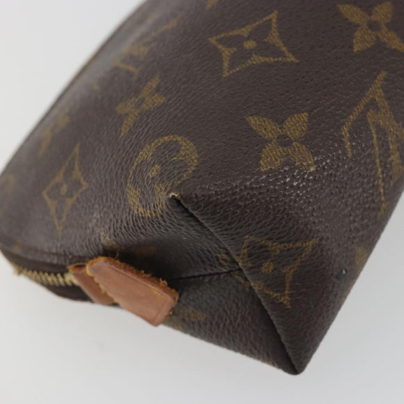 LOUIS VUITTON Monogram Pochette Cosmetic PM Pouch M43998 LV Auth 197565