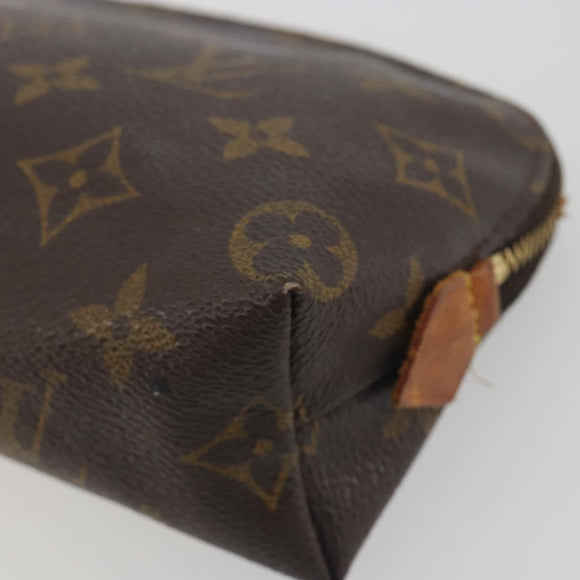 LOUIS VUITTON Monogram Pochette Cosmetic PM Pouch M43998 LV Auth 197565