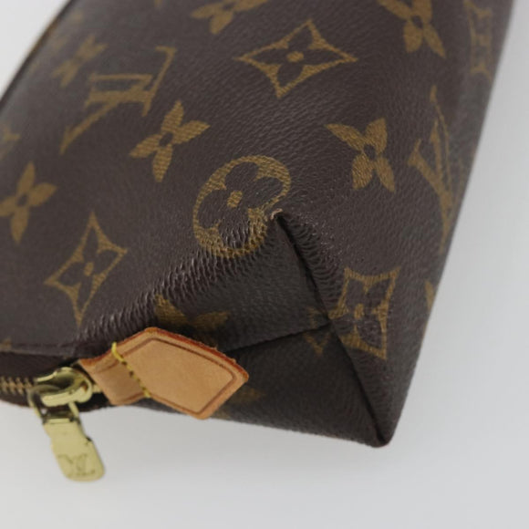 LOUIS VUITTON Monogram Pochette Cosmetic PM Pouch M43998 LV Auth 197566