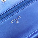 CHANEL Matelasse Boy Chanel Chain Shoulder Wallet Patent Leather CC Auth 197570A-17