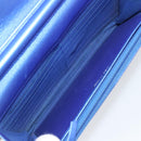 CHANEL Matelasse Boy Chanel Chain Shoulder Wallet Patent Leather CC Auth 197570A-18