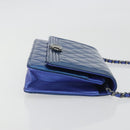 CHANEL Matelasse Boy Chanel Chain Shoulder Wallet Patent Leather CC Auth 197570A-4