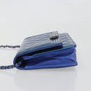 CHANEL Matelasse Boy Chanel Chain Shoulder Wallet Patent Leather CC Auth 197570A-5