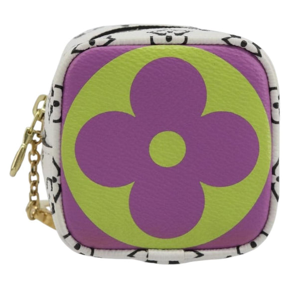 LOUIS VUITTON Monogram Giant Porte Monnaie Cube Multicolor M67669 Auth 197571M