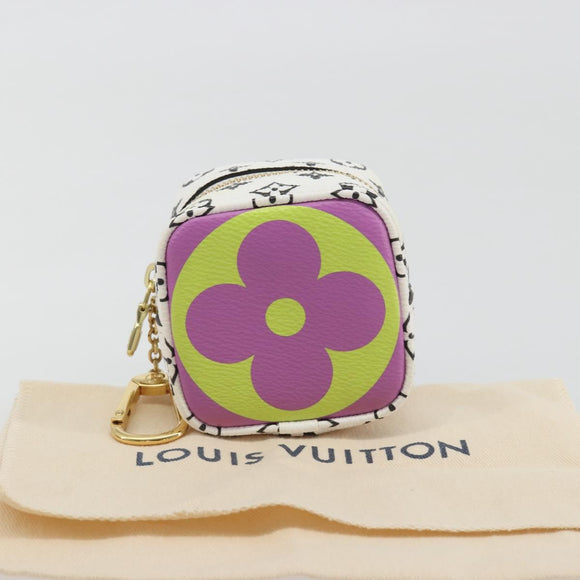 LOUIS VUITTON Monogram Giant Porte Monnaie Cube Multicolor M67669 Auth 197571M