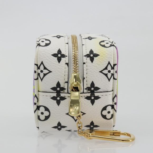 LOUIS VUITTON Monogram Giant Porte Monnaie Cube Multicolor M67669 Auth 197571M