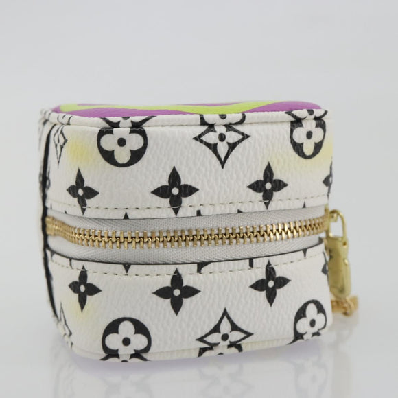 LOUIS VUITTON Monogram Giant Porte Monnaie Cube Multicolor M67669 Auth 197571M