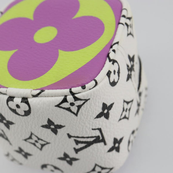 LOUIS VUITTON Monogram Giant Porte Monnaie Cube Multicolor M67669 Auth 197571M