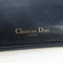 Christian Dior Trotter Canvas 30 Montaigne Diorissimo Bag Navy Gold Auth 197573M-15