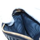 Christian Dior Trotter Canvas 30 Montaigne Diorissimo Bag Navy Gold Auth 197573M-22