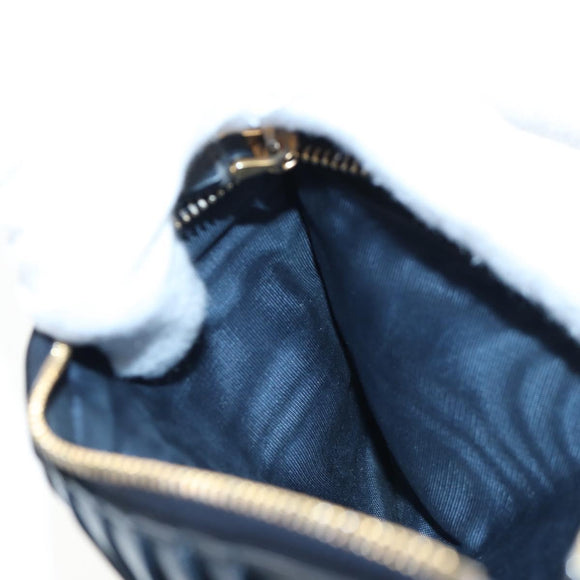 Christian Dior Trotter Canvas 30 Montaigne Diorissimo Bag Navy Gold Auth 197573M