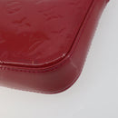 LOUIS VUITTON Vernis Pochette Accessoires Rose Andian M91574 Auth 197577A-16