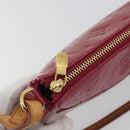 LOUIS VUITTON Vernis Pochette Accessoires Rose Andian M91574 Auth 197577A-10