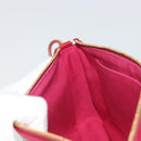 LOUIS VUITTON Vernis Pochette Accessoires Rose Andian M91574 Auth 197577A-19