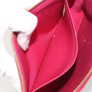 LOUIS VUITTON Vernis Pochette Accessoires Rose Andian M91574 Auth 197577A-20