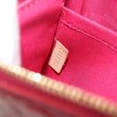 LOUIS VUITTON Vernis Pochette Accessoires Rose Andian M91574 Auth 197577A-12