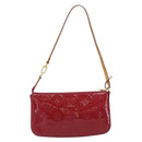 LOUIS VUITTON Vernis Pochette Accessoires Rose Andian M91574 Auth 197577A-2