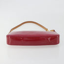 LOUIS VUITTON Vernis Pochette Accessoires Rose Andian M91574 Auth 197577A-5